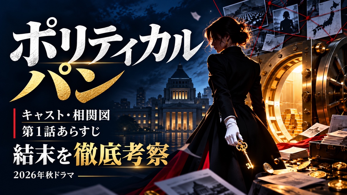 ドラマ『ポリティカルパン』キャスト・相関図・第1話あらすじ・結末考察